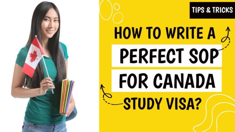 How To Write A Perfect SOP For Canada Study Visa? Tips and Tricks ...